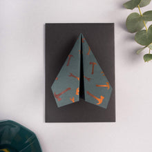 Load image into Gallery viewer, Personalised Father&#39;s Day Paper Plane Greeting Card