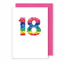 Load image into Gallery viewer, Age 18 | Birthday / Anniversary Card Greeting Card Mock Up Designs 