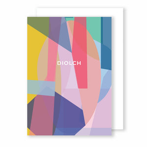 Diolch | Stained Glass Greeting Card Mock Up Designs 