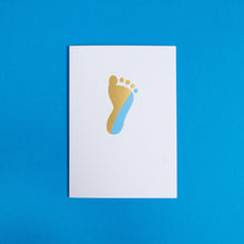 Load image into Gallery viewer, New Baby, Blue | Luxury Foiled Card Greeting Card Mock Up Designs 