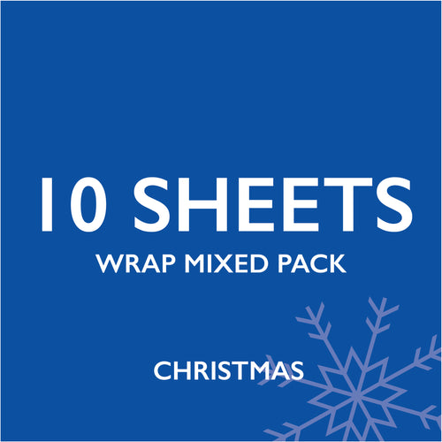 Wrapping Paper Lucky Dip | 10 Sheets | Christmas