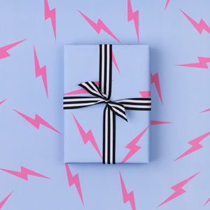 Pink Lightning Bolts | Wrapping Paper