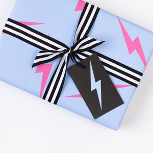 Pink Lightning Bolts | Wrapping Paper