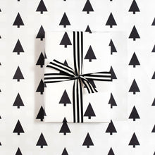 Load image into Gallery viewer, Black and White Christmas Tree | Wrapping Paper
