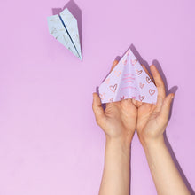 Load image into Gallery viewer, Personalised Paper Plane First Anniversary Card