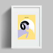 Load image into Gallery viewer, Aries Zodiac Print