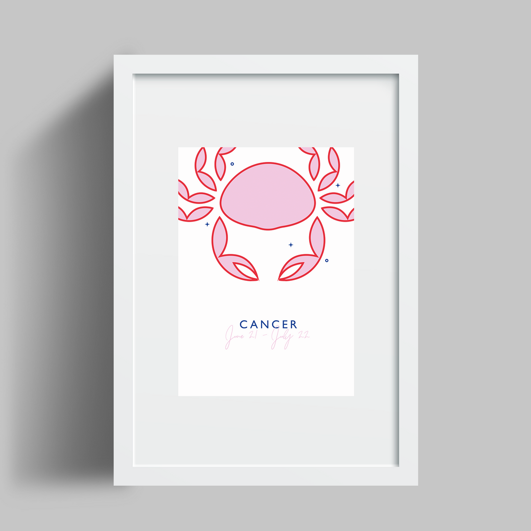 Cancer Zodiac Print