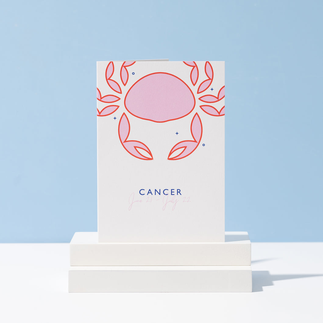 Cancer Birthday Card | Zodiac | Star Sign | Horoscope