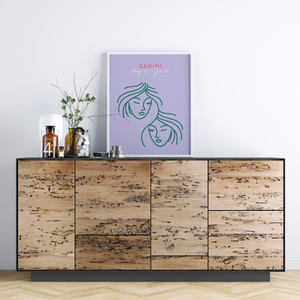 Gemini Zodiac Print