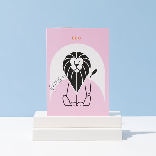 Leo Birthday Card | Zodiac | Star Sign | Horoscope