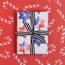 Load image into Gallery viewer, Coloured Snowflakes | Christmas Wrapping Paper