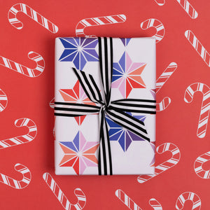 Coloured Snowflakes | Christmas Wrapping Paper