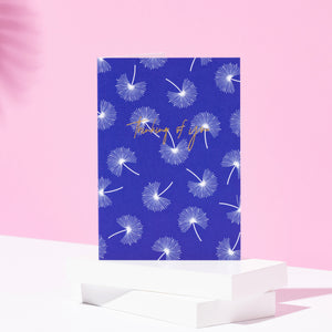Blue Palms | Thinking of You Card | Plant Illustration