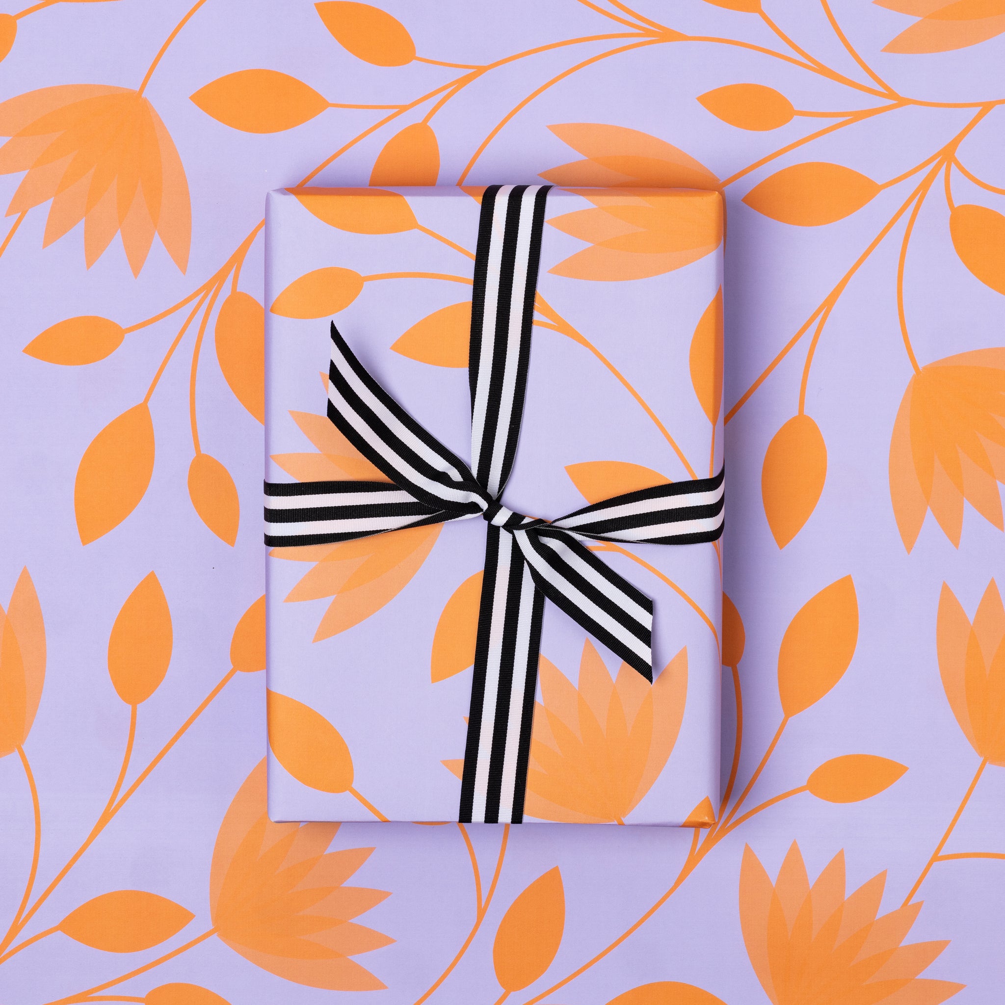 Orange Wrapping Paper