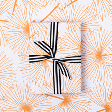 Load image into Gallery viewer, Orange Palms Wrapping Paper | Gift Wrap