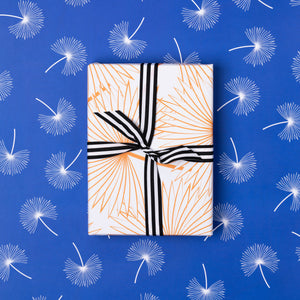 Blue Palms Wrapping Paper | Gift Wrap