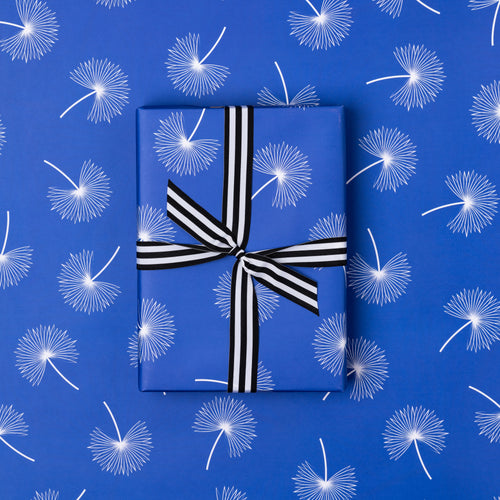 Blue Palms Wrapping Paper | Gift Wrap