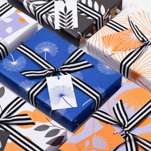 Blue Palms Wrapping Paper | Gift Wrap