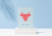 Load image into Gallery viewer, Taurus Birthday Card | Zodiac | Star Sign | Horoscope