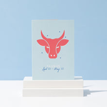 Load image into Gallery viewer, Taurus Birthday Card | Zodiac | Star Sign | Horoscope
