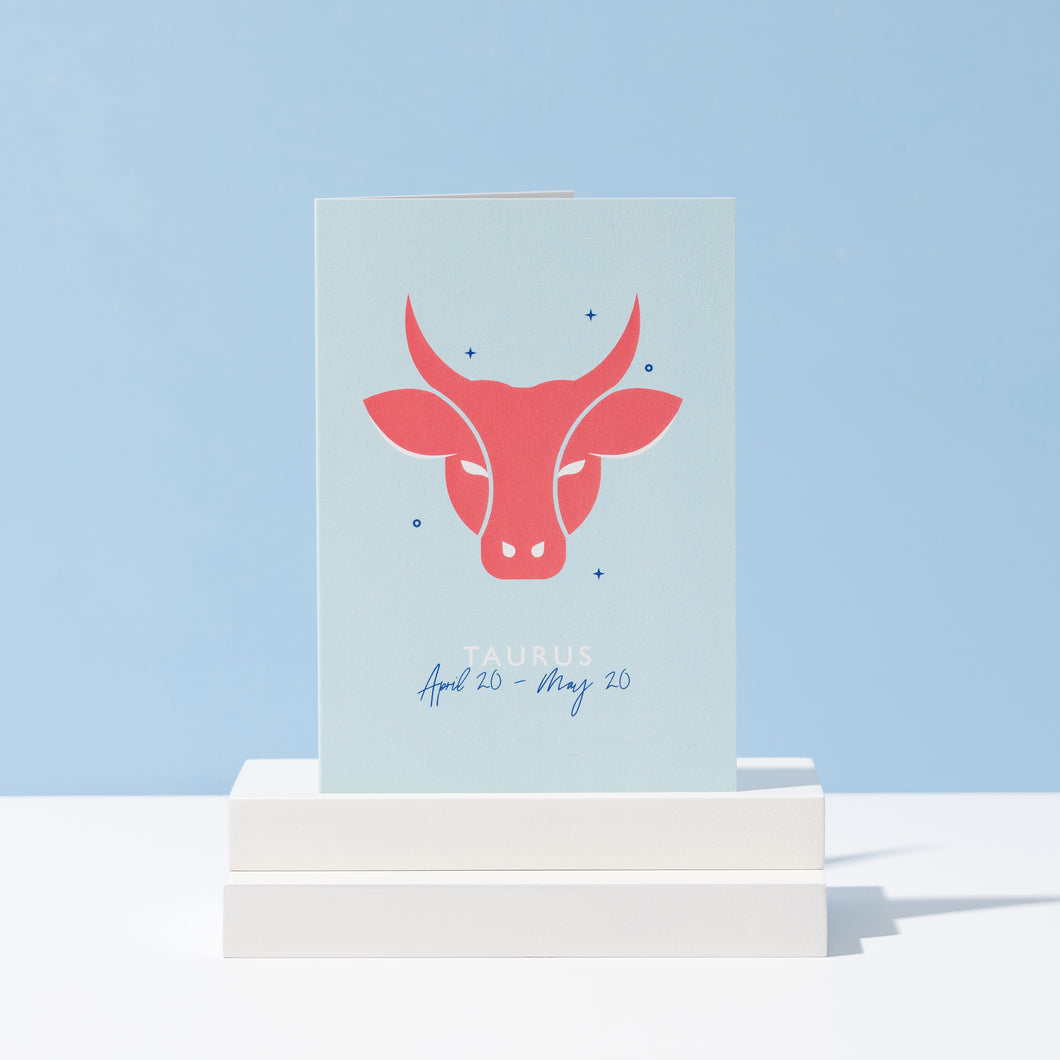 Taurus Birthday Card | Zodiac | Star Sign | Horoscope