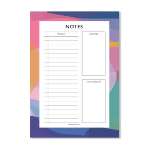 A5 Notepad | Stained Glass Notebook Mock Up Designs 