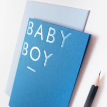 Load image into Gallery viewer, Baby Boy | Colour Block Greeting Card Mock Up Designs 