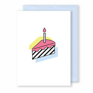 Birthday Cake | Memphis Greeting Card Mock Up Designs 