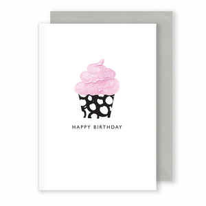 Birthday Cake | Monochrome Plus Greeting Card Mock Up Designs 
