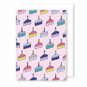 Birthday Cakes | Memphis Greeting Card Mock Up Designs 
