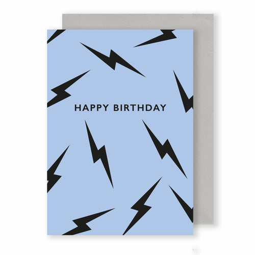 Birthday Lightning | Monochrome Plus Greeting Card Mock Up Designs 
