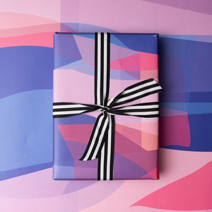 Blues and Pinks | Gift Tags Wrapping Paper Mock Up Designs 