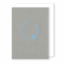 Load image into Gallery viewer, Bon Voyage | Faded Grey Greeting Card Mock Up Designs 