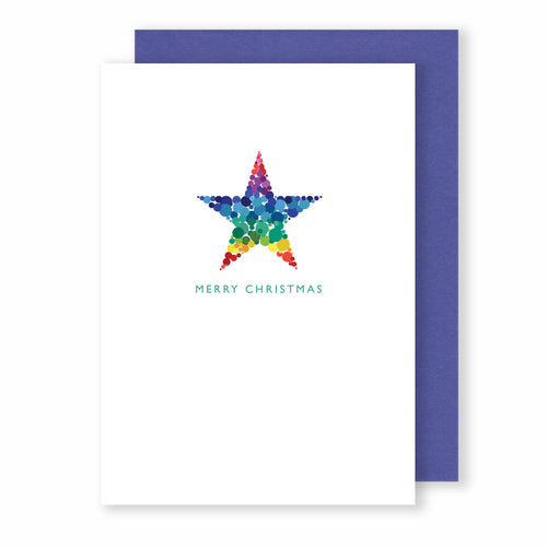 Bright Spots Christmas Star | Christmas Card Greeting Card Mock Up Designs 