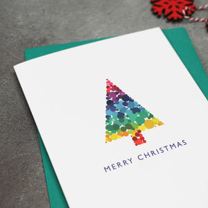 Bright Spots Christmas Tree | Christmas Card Greeting Card Mock Up Designs 