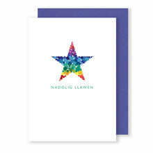Load image into Gallery viewer, Bright Star | Nadolig Llawen | Christmas Card Greeting Card Mock Up Designs 