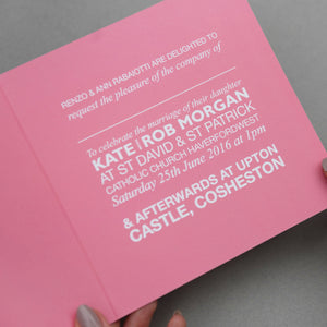 Brighton Wedding Invites | Sample Pack Mock Up Designs 