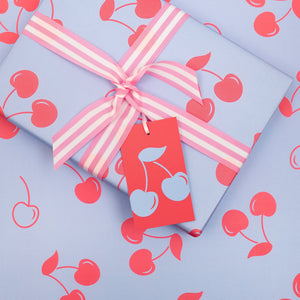 Cherry | Gift Tags Wrapping Paper Mock Up Designs 