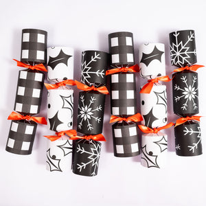 Christmas Crackers | Black and White Mock Up Designs 