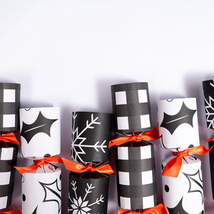 Christmas Crackers | Black and White Mock Up Designs 