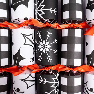 Christmas Crackers | Black and White Mock Up Designs 