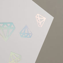 Load image into Gallery viewer, Diamonds | Faded Grey Greeting Card Mock Up Designs 