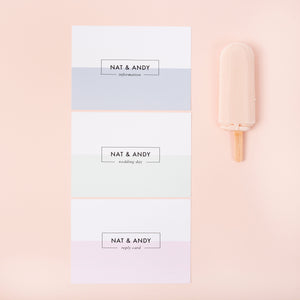Drumstick Wedding Invites | Sample Pack Mock Up Designs 