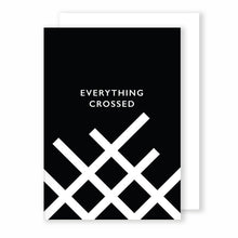 Load image into Gallery viewer, Everything Crossed | Monochrome Greeting Card Mock Up Designs 