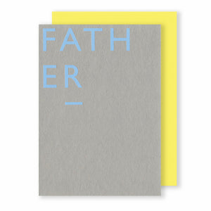 Father | Colour Block Greeting Card Mock Up Designs 
