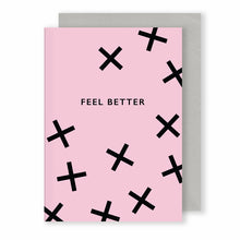 Load image into Gallery viewer, Feel Better | Monochrome Plus Greeting Card Mock Up Designs 