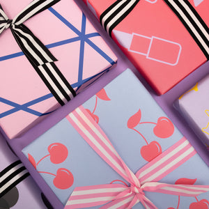 Geometric Pink | Wrapping Paper Wrapping Paper Mock Up Designs 