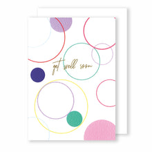 Load image into Gallery viewer, Get well soon | Eighties Disco Greeting Card Mock Up Designs 
