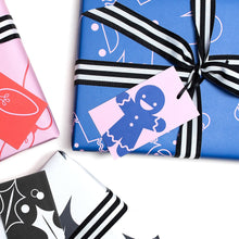 Load image into Gallery viewer, Gingerbread Men | Christmas Wrapping Paper Wrapping Paper Mock Up Designs 
