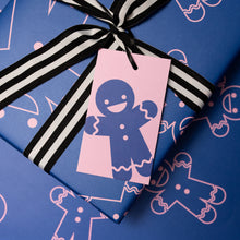 Load image into Gallery viewer, Gingerbread Men | Christmas Wrapping Paper Wrapping Paper Mock Up Designs 